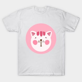 cute silly drawn kitty cat design 5 T-Shirt
